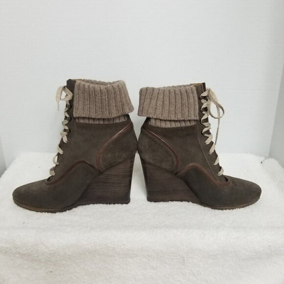 PRICE DROP-Chloe` Lace up Sock Bootie - Picture 8 of 10